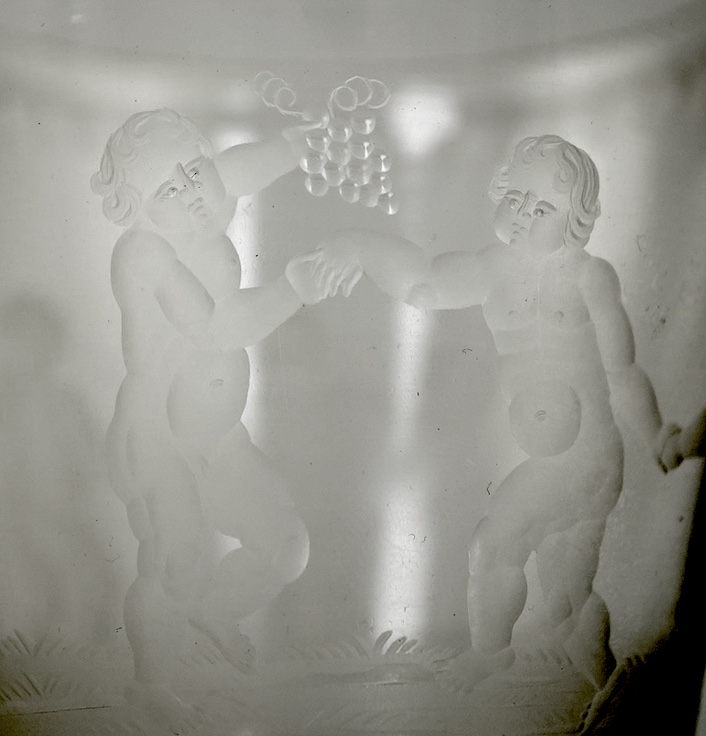 A Potsdam engraved goblet, c.1700-15, in the manner Gottfried Spiller
